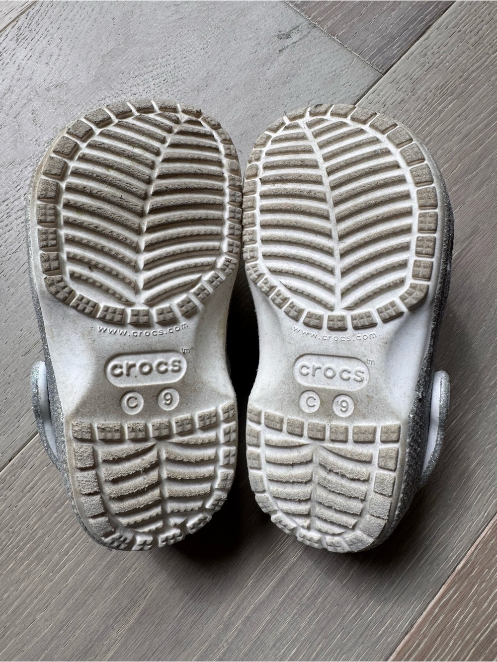 CROCS Kids' Glitter Clog — Silver - Picture 5 of 6
